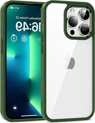Image de Coque verte résistante aux chocs pour iPhone 13 Pro Max 6,7 pouces
