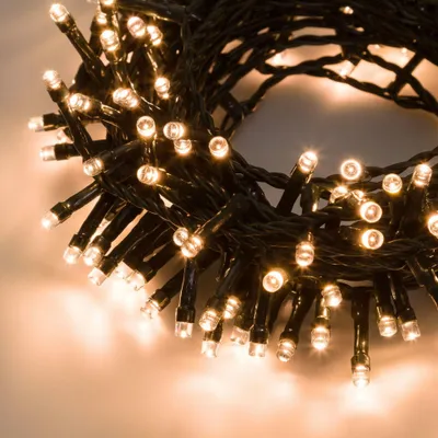 Immagine prodotto di Ghirlanda luminosa a LED Xmas King, 60,5 m, 1500 LED, 31 V, per esterni, 8 programmi, bianco caldo