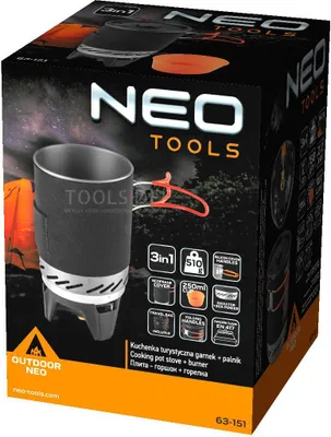 Obrázok produktu pre NEO TOOLS Turistický hrniec + horák