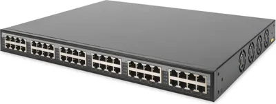 Obrázek produktu pro DIGITUS 24portový gigabitový ethernetový PoE+ injektor, 802.3af/at, 370 W