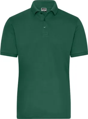 Produktbild von Polo aus weichem Elastic-Piqué dark-green, Gr. M