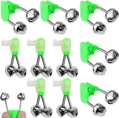 Produktbild von 10 Visklokken für Angelruten, Lautalarm, Ideal für Angler