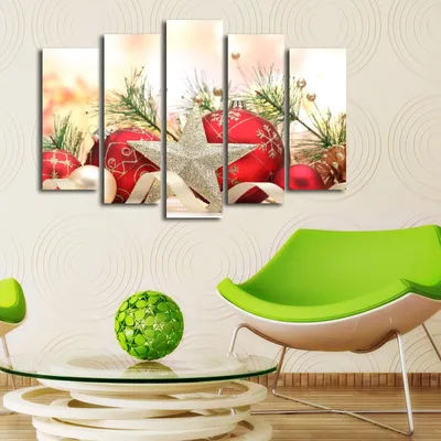 Image de Wallity, 5PATNOEL- CST1203, multicolore, toile, 105 x 70 cm, toile 100 % suédine