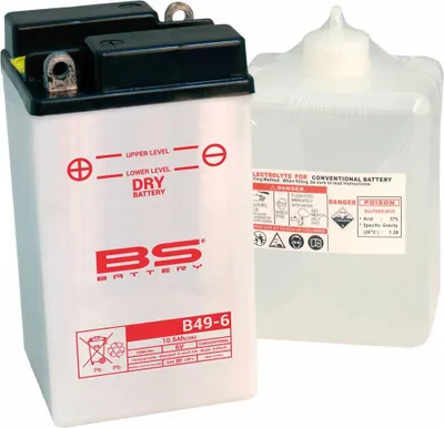 Obrázok produktu pre Bs Battery B49-6 Olovená batéria s tekutým elektrolytom Jedna veľkosť