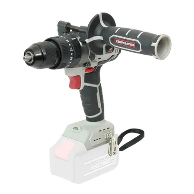 Produktbild von Dino KRAFTPAKET 18V-75Nm Bürstenloser Akkuschrauber Akku Bohrschrauber Schlagbohrschrauber mit 10mm Schnellspannbohrfutter aus Stahl und LED Motor bürstenlos (Brushless)