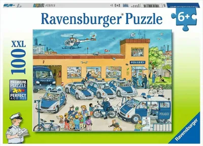 Immagine prodotto di Puzzle per bambini Ravensburger - 10867 Stazione di polizia - Puzzle per bambini dai 6 anni in su, con 100 pezzi in formato XXL