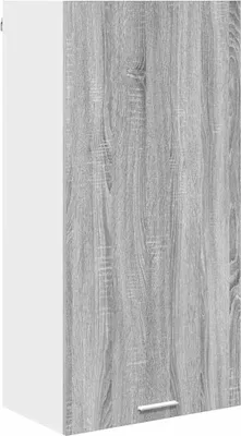 Produktbild von vidaXL Hängeschrank mit Speicher Grau Sonoma und Weiß 50 x 31 x 100 cm