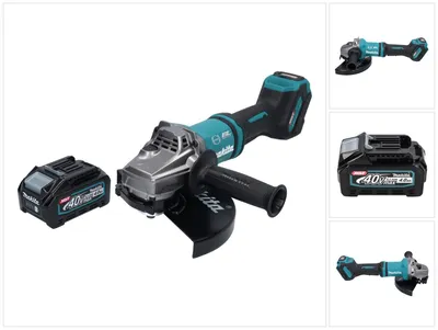 Image de Makita GA 038 GM1 Meuleuse d'angle sans fil 40 V max. 230 mm Brushless XGT + 1x batterie 4,0 Ah - sans chargeur