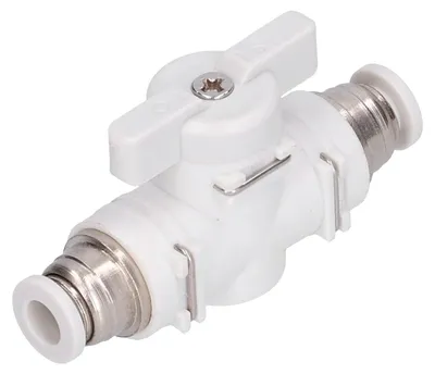 Obrázek produktu pro Připojení regulačního ventilu průtoku, pneumatické připojení, zásuvka vzduchového potrubí, adaptér pro rychlé připojení, 6 mm