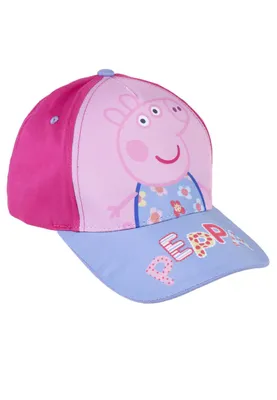 Immagine prodotto di Berretto estivo Peppa Pig - berretto per bambini con stampa e protezione UV viola