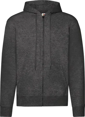 Produktbild von Fruit Of The Loom Herren Kapuzenjacke BC1369 (S) (Dunkelgrau meliert)