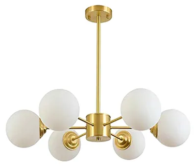 Produktbild von Kronleuchter, Modernes Kugeldesign, Deckenmontage, 6-Köpfe