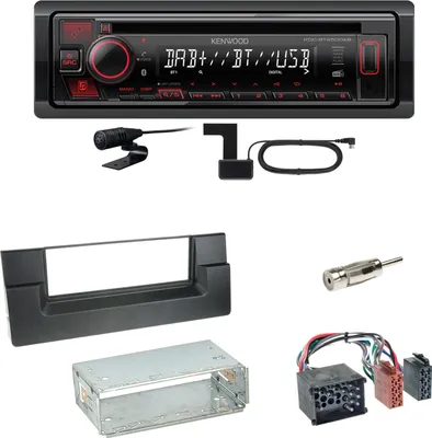 Produktbild von Kenwood KDC-BT450DAB Bluetooth DAB CD Einbauset für BMW 5er E39 bis 09/2000