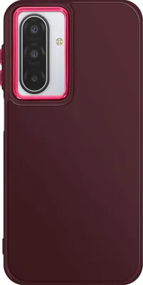 Produktbild von Avizar, Hülle für Galaxy A17, mattes Finish mit metallischer Kameraumrandung, Bordeaux