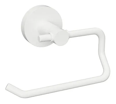Image de Dérouleur papier toilette WHITE en laiton blanc 14 cm-14.00  --