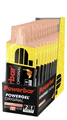 Produktbild von Powerbar PowerGel Original Strawberry-Banana 12x41g High Carb Energie Gel