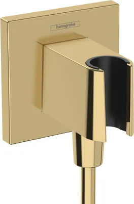 Zdjęcie produktu dla Hansgrohe Fixfit - Uchwyt prysznicowy z uchwytem, złoty 26889990