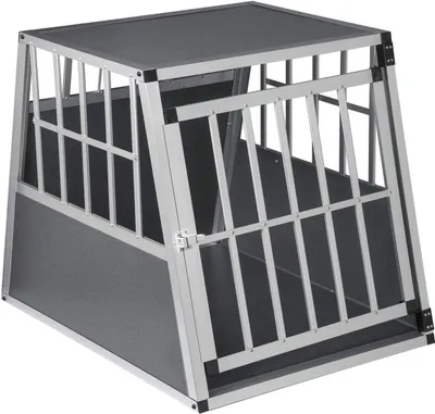 Produktbild von EUGAD Hundetransportbox ,für große Hunde, 85 x 65 x 69cm, Grau