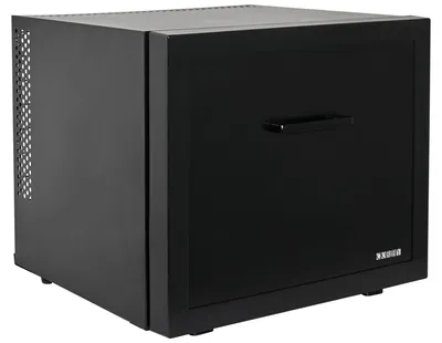 Minibar 45 L Schublade, schwarz, Peltier-Kühlung, 2 verstellbare Böden