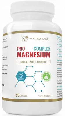 Produktbild von Progress Labs Magnesium Trio Complex, 120 kapsułek