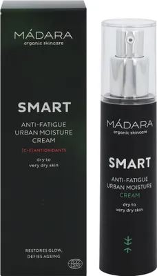 Obrázok produktu pre MÁDARA Cosmetics Smart Antioxidants Fine Line Minimising Day Cream, Denný krém, Ženy, Suchá koža, Veľmi suchá koža, Tvár, Krk, Proti starnutiu, Spevňujúce, Hydratačné, Ochrana, Upokojujúci, 50 ml
