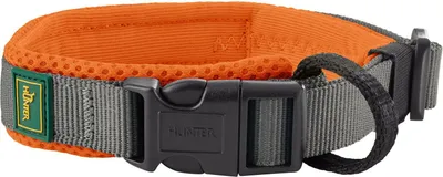 Produktbild von HUNTER Halsung Maldon orange/grau S 25-35cm