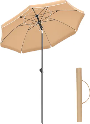 Produktbild von SONGMICS Sonnenschirm Ø 160 cm UPF 50+ mit Tragetasche