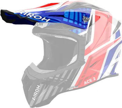 Immagine prodotto di Frontino Casco Airoh Aviator ACE 2 Proud Blu Rosso