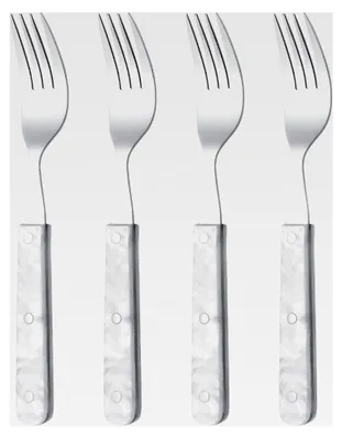 Produktbild von Menügabeln, 4 Stück in Perlmuttoptik