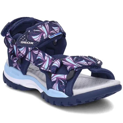 Produktbild von Geox Sandalen J Borealis Wasser frendsfreudes Marine Blau -purple - 30