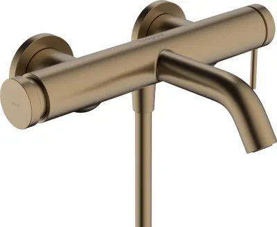 Produktbild von Einhebel-Wannenmischer Tecturis S Aufputz brushed bronze