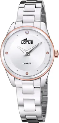Zdjęcie produktu dla Lotus Zegarek damski Klasyczny elegancki zegarek na rękę ze stali nierdzewnej srebrny UL18795/1