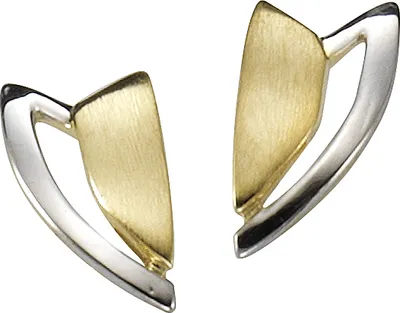 Produktbild von F Ohrstecker 333/- Gold 1cm mehrfarbig 371320759