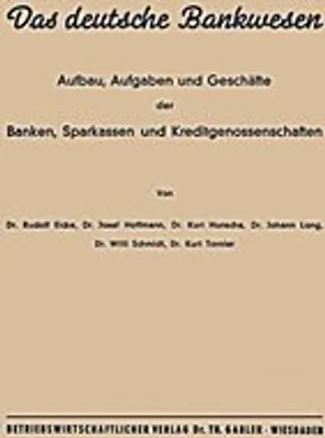 Obrázek produktu pro Das deutsche Bankwesen