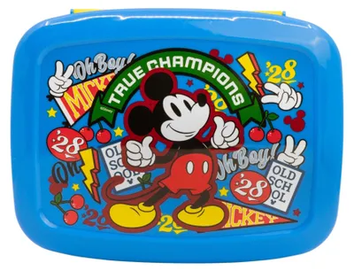 Produktbild von Mickey Mouse True Champions Kinder Premium Lunchbox Brotdose Frühstücks-Box Vesper-Dose mit 3 Fächern