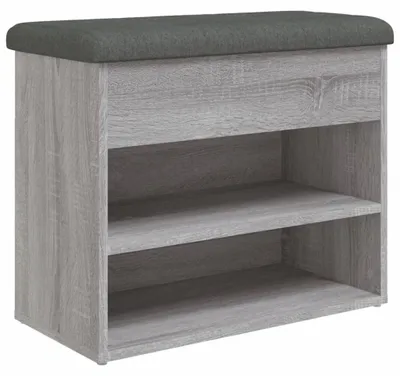 Productafbeelding van vidaXL schoenenkast, grijs Sonoma, 62x32x50 cm, houtvezel