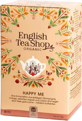 Image de ETS - Happy Me, Tisane BIO bien-être, 20 sachets de thé