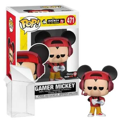 Image de Funko Pop! Disney : Mickey Mouse - Mickey le joueur #471, une exclusivité Gamestop