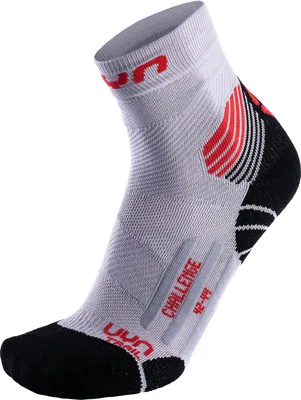 Produktbild von UYN Run Trail Challenge Laufsocken Herren pearl grey/red 35-38
