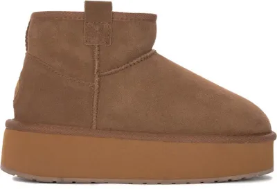 Produktbild von Schuhe Emu Foy Flatform Micro W13073Chestnut