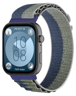 Obrázek produktu pro Nylonový řemínek k chytrým hodinkám pro Huawei Watch Fit 5 4 / Fit 5 4 Pro / 3 Outdoor, modrý