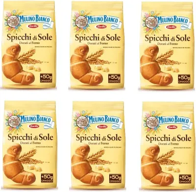 Produktbild von 6x Mulino Bianco Kekse Spicchi di sole 350g Butterkeks biscuits cookies kuchen