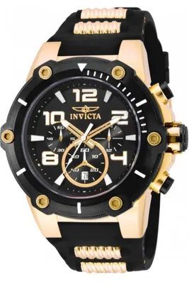 Obrázok produktu pre Invicta Speedway 17200 Pánske Hodinky - Quartz Hnací Mechanizmus - Nerezová Oceľ s Čiernym Ciferníkom - 51 mm
