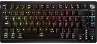 Immagine prodotto di Tastiera meccanica Corsair K65 Plus Wireless MLX Fusion PBT, LED RGB retroilluminato, Corsair MLX Fusion (tattile) (CH-91D441F-DE)