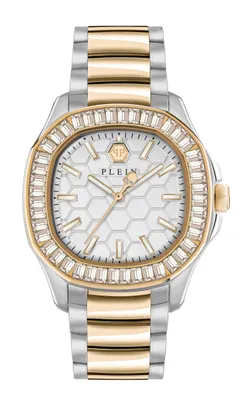 A studio shot of a watch on a white background.