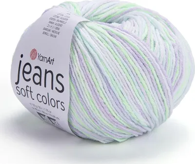 Obrázok produktu pre Yarn Art Jeans Soft Colors 6201 Pletacia priadza
