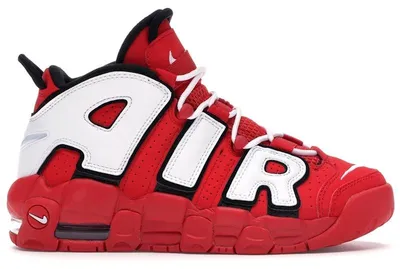 Produktbild von Nike Air More Uptempo University Red Black White (GS) - EU 38.5