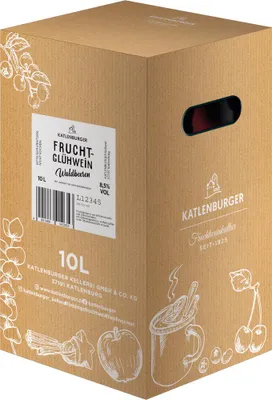 Produktbild von Waldbeer-Fruchtglühwein 10,0l Bag-in-Box - Katlenburger Kellerei