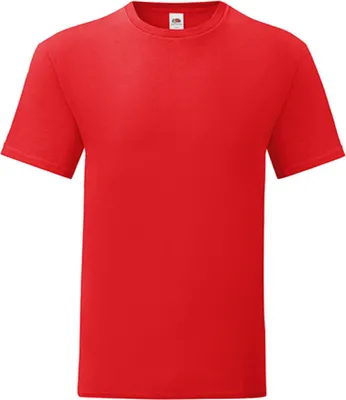Produktbild von Fruit of the Loom 61-430-0 | Herren Iconic T, 100% gekämmte, ringgesponnene Baumwolle - Farbe: Red - Größe: 3XL
