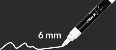 Obrázok produktu pre ALLboards CM-W ALLboards Kreidemarker weiß 6,0 mm, 1 St.